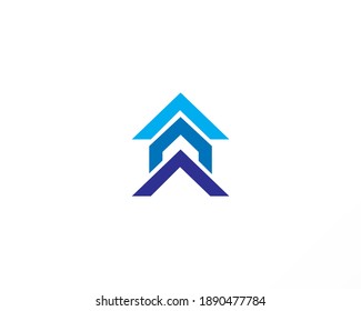 Concepto de icono de construcción de viviendas de línea simple