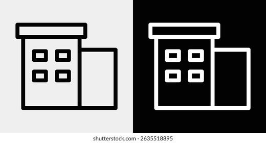 Einfaches Line-House-Symbol für Ihr Unternehmen oder Ihre Website