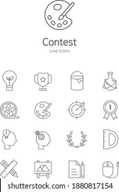 Simple Line Icon 02 : Contest