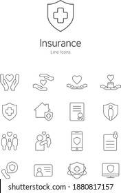 Simple Line Icon 04 : Insurance