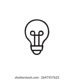 Simple line icon of a lamp. Suitable for lighting, interior, office, and home design projects. Includes high-resolution JPG preview.
