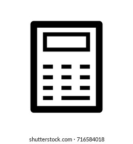 Simple line icon of a receipt that can be use for payment, accounting, financial, etc