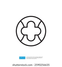 Simple Line Icon Representing Infant Care Health and Safety Concept On White Backgrounds and Outline Design. Design Ideas for Baby Care Product Promotion and Marketing Strategies