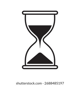 A simple line icon representing a watch, presented clearly isolated on a clean white background for versatile use.