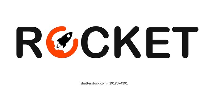 Einfache Line Icon Rakete, Start-up Business-Zeichen. Vektorgrafik