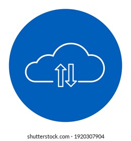 Simple Line Icon Set of search, idea, cloud; start up, time and goal business sign. Vector Illustration