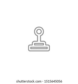 simple line joystick logo icon design