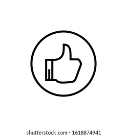 Simple line like icon design vector
