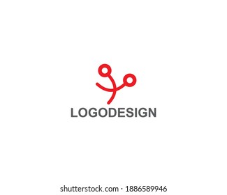 icono de diseño de logotipo de línea simple para símbolo de identidad