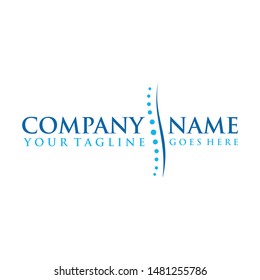 simple line logo from the spine