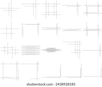 Einfache Linienführung Minimalelement-Design