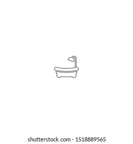 simple line real estate logo icon design