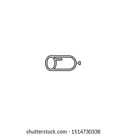 simple line sausage logo icon design