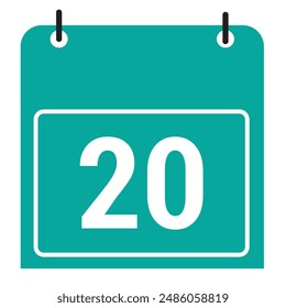 Conjunto de línea simple de iconos de calendario.