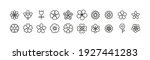Simple line set of flower icons. Premium quality objects. Vector signs isolated on a white background. Pack of flower pictograms.