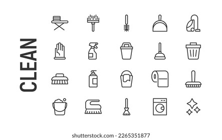 Simple line set of recycle icons. Premium quality objects. Vector signs isolated on a white background. Pack of recycle pictograms.