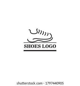 Simple Line Shoe Logo Design Vector Stock Vector (Royalty Free ...