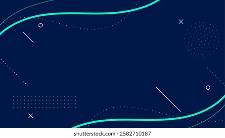 simple line style memphis abstract background