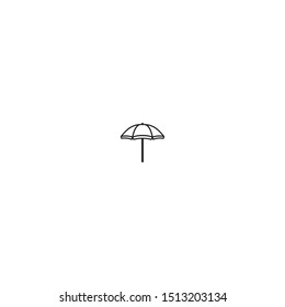 simple line sunshade logo icon design