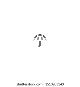 simple line sunshade logo icon design