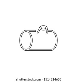 simple line timber logo icon design