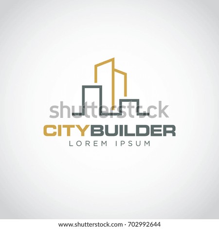 Simple Line Urban Property Logo 