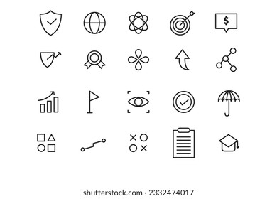 Simple Line  Vector Icon Monoline 