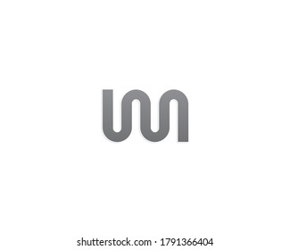 Simple line vector logo design template