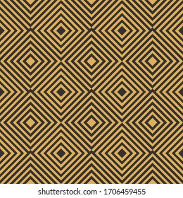 Simple linear geometric seamless pattern, vector illustration