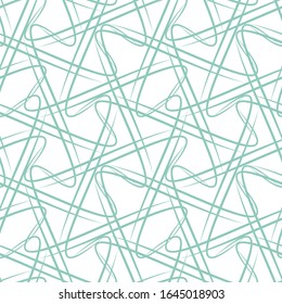 Simple linear grid pattern, seamless vector background.