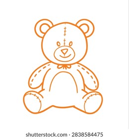 Simple linear illustration classic