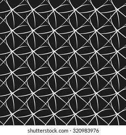 Simple linear pattern, mesh, seamless vector background.