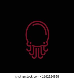 simple lineart octopus vector downloads 