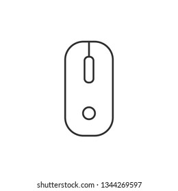 Simple liner Computer Mouse Icon Symbol