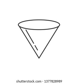 Simple liner Filter icon for your web site design