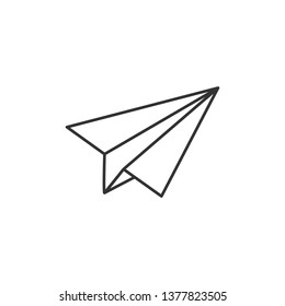 Simple to draw cartoon paper airplane - tdpase