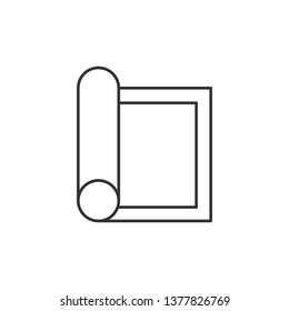 Simple liner Planning Vector Icon