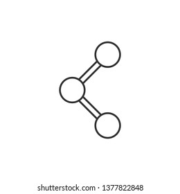 Simple liner Simple web icon in vector
