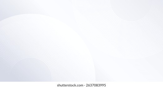 Simple lines grey background with dynamic circle modern abstract simple