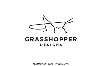 líneas simples insectos sujetador de agarshopper logo vectícono diseño