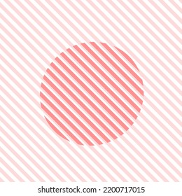 Simple lines vector  : Contrasting lines and circle in orange . Used for kitchenware design, fashion fabrics or home interior decorations.