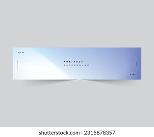 Simple linkedin banner abstract background