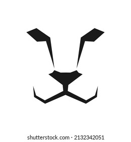 simple lion face logo design