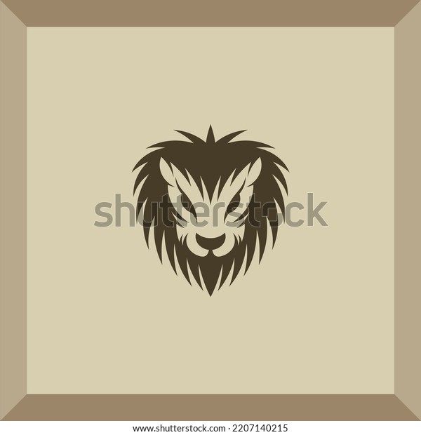 Simple Lion Head Logo Symbol Icon Stock Vector Royalty Free Shutterstock