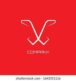 Simple Lion Head Logo Vector Template Illustration Design
