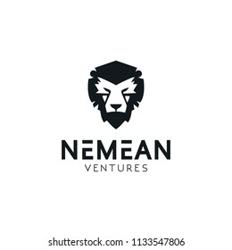 Simple Lion head vector design