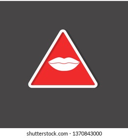 simple lip icon