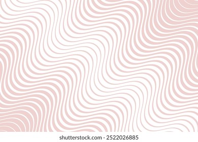 Eenvoudige lite perzik kleur glad diagonaal zig zag lijn patroon een roze achtergrond met een patroon van lijnen in roze