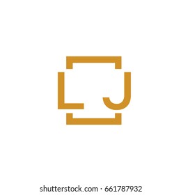 Simple LJ initial Logo designs template vector illustration