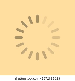 design de conceito de ícone de carregamento simples